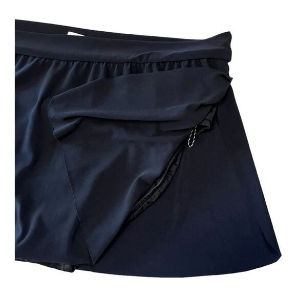 NWOT Magicsuit | Plus Size Jersey Tennis Skirt Swim Bottom Black Skort 14 - Picture 7 of 10